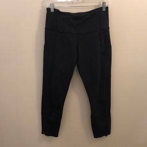 Lululemon pants, black, size 8, 7/8 length